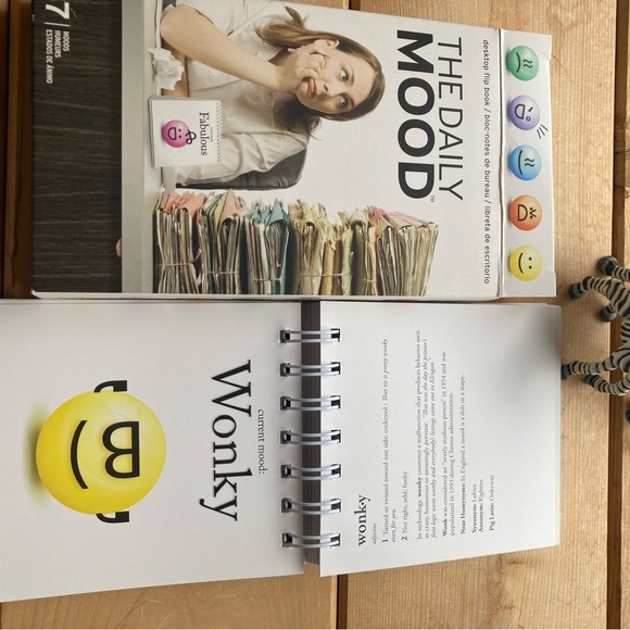 The Daily Mood desk top flip book.  Let your coworkers/family know your mood 🤪 - Picture 9 of 11